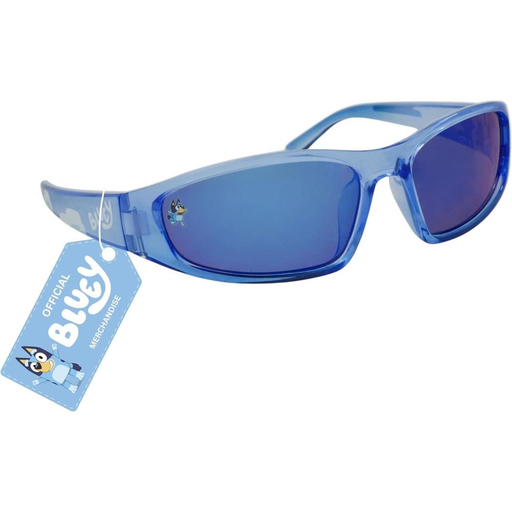 imageARKAID Bluey Sunglasses for Kids UV 400 Protection One Size Fits Most Kids Bluey or Bingo StyleBluey Sports Wrap