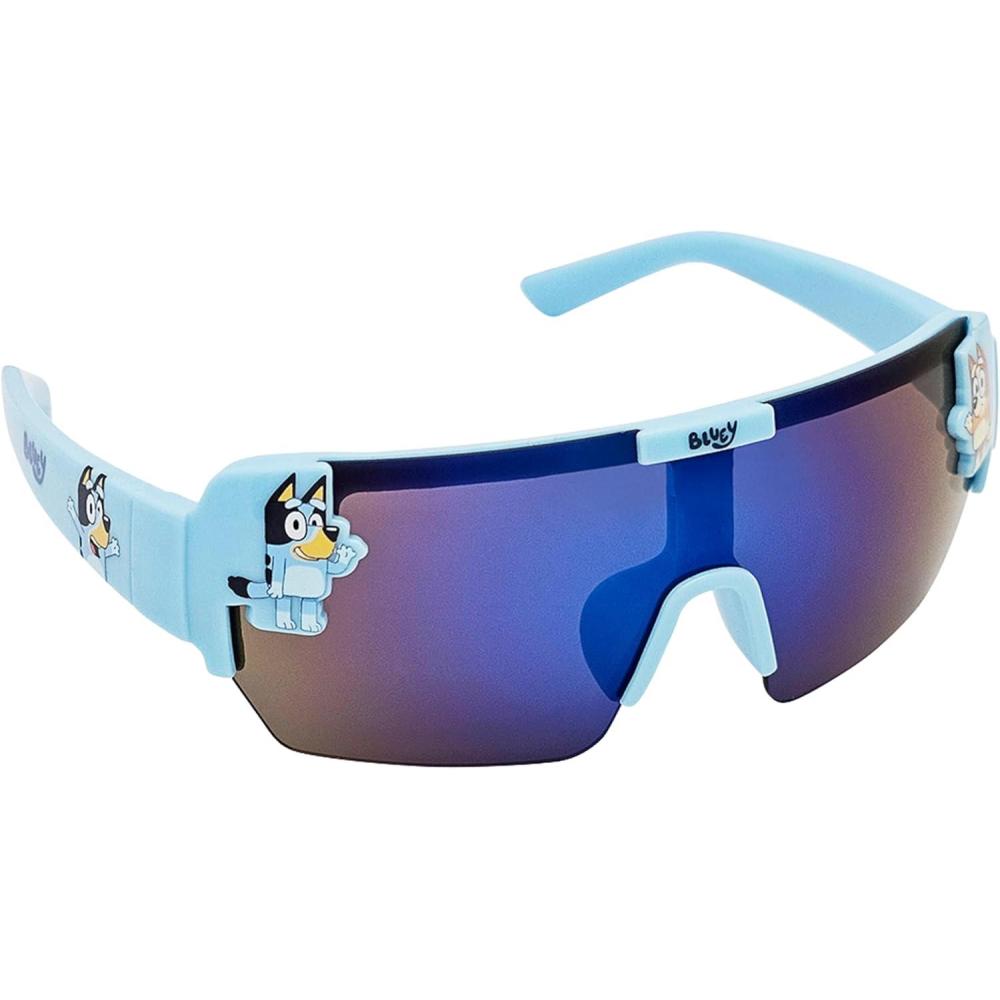 imageARKAID Bluey Sunglasses for Kids UV 400 Protection One Size Fits Most Kids Bluey or Bingo StyleBluey Wrap
