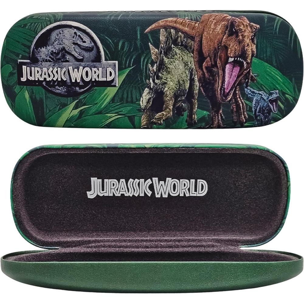 imageARKAID Kids Glasses Case Bluey SpiderMan Sonic TMNT Paw Patrol Jurassic Mickey Mouse Kid Size ProtectionJurassic