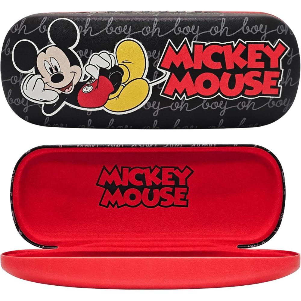 imageARKAID Kids Glasses Case Bluey SpiderMan Sonic TMNT Paw Patrol Jurassic Mickey Mouse Kid Size ProtectionMickey