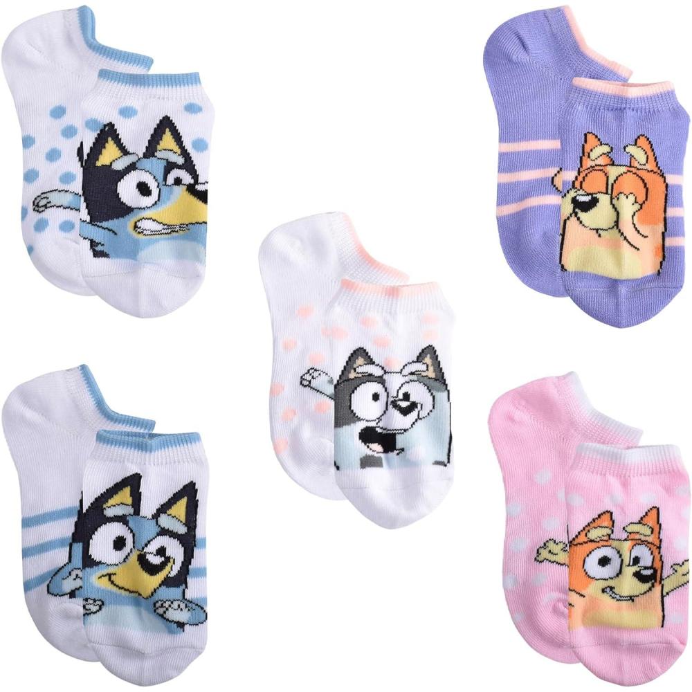 imageBluey 5PK CHEER SHORTIE SOCKSPink 5pack