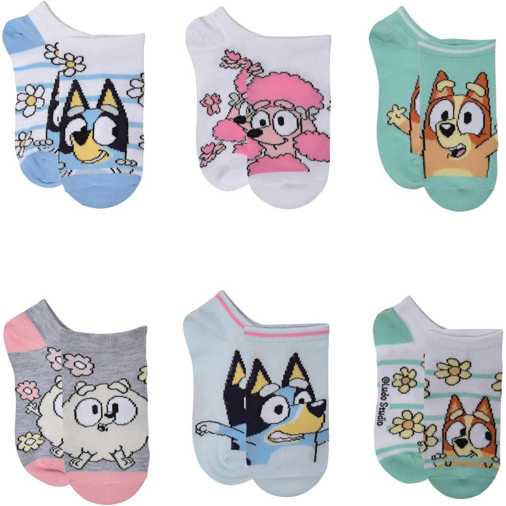 imageBluey 5PK CHEER SHORTIE SOCKSPink