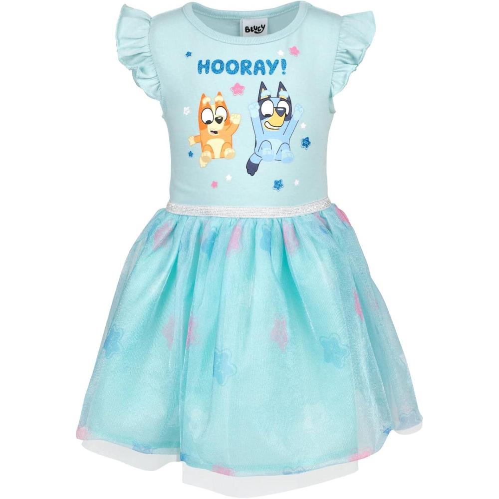 imageBluey Bingo Girls Dress Toddler to Big KidBlue