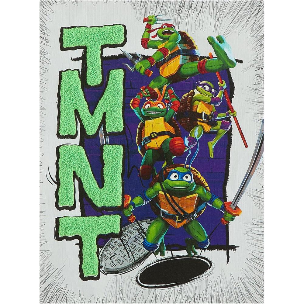 imageBluey Canvas Wall Art and Dcor with 3D TuftingKids Bedroom or Playroom Wall Decoration 11quot W x 15quot HNinja Turtles