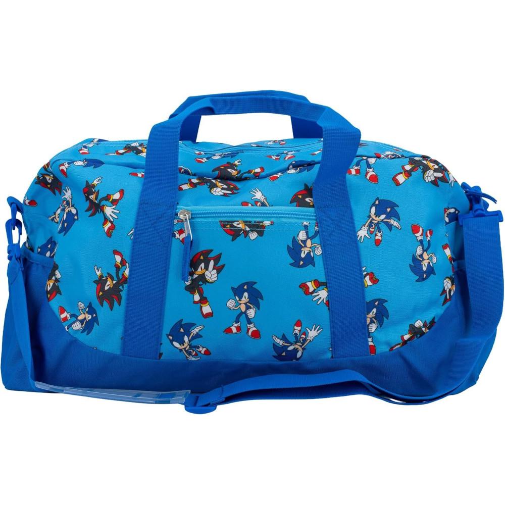 imageBluey Duffle Bag 16 Travel Sleepover Bag for Girls ampamp Boys Kids Weekender Bag BlueSonic