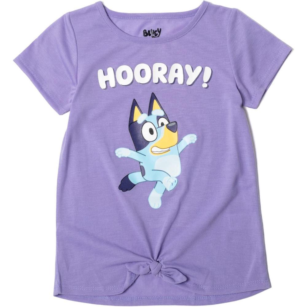 imageBluey Girls TShirt Little Kid to Big Kid Sizes 41416Purple