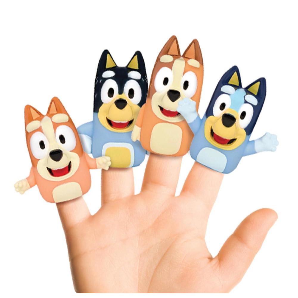 imageBluey Jumbo Finger Puppets 4 Piece