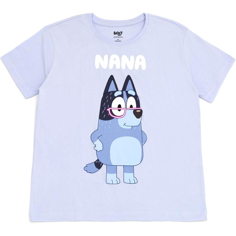imageBluey Matching Family TShirt Toddler to Adult Sizes 2T 3XLNana Blue