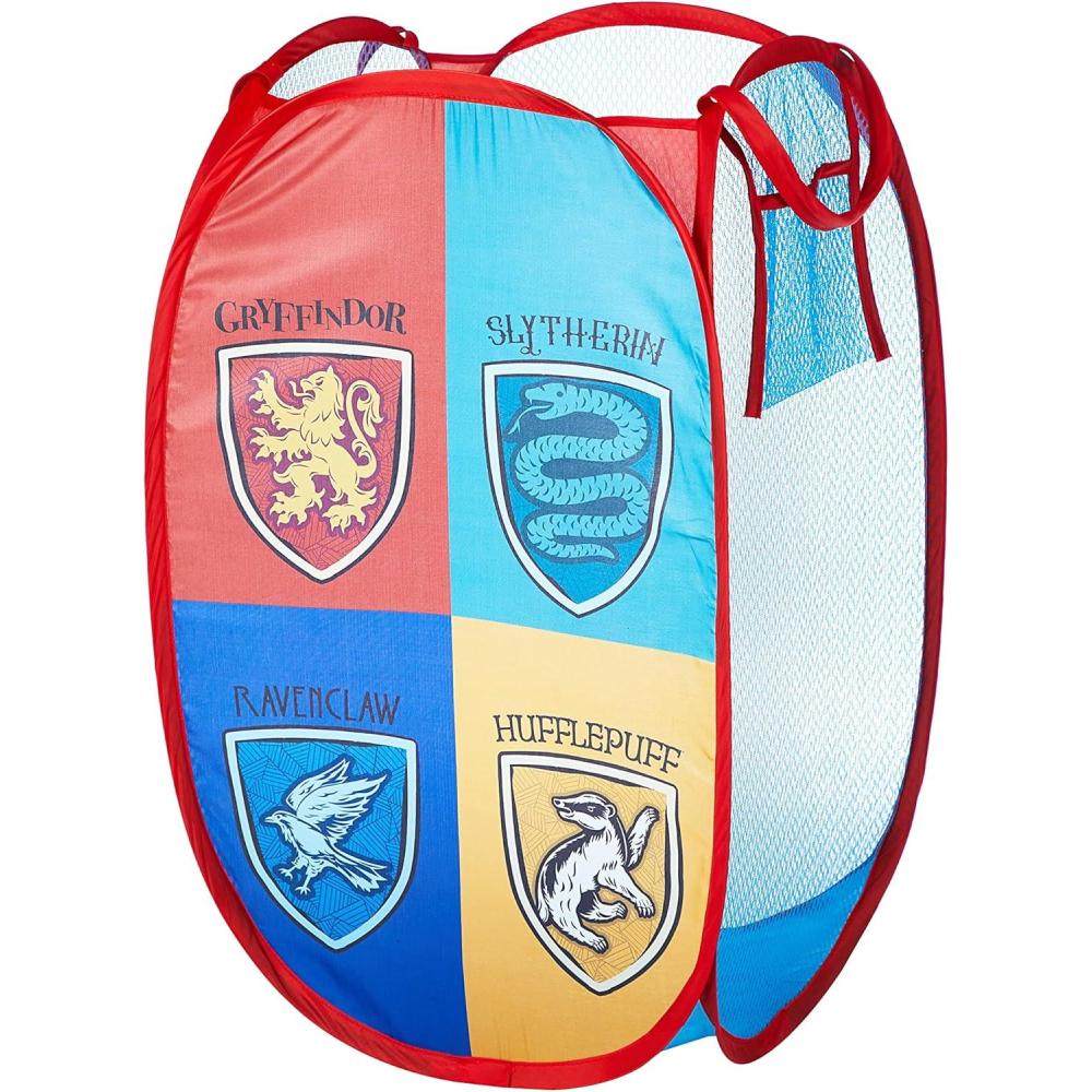 imageBluey PopUp Hamper with Carry Handles 21quot x 135quot Bluey and Bingo Design Lightweight ampamp Collapsible Laundry Basket for Kids Bedroom Bathroom or PlayroomHarry Potter