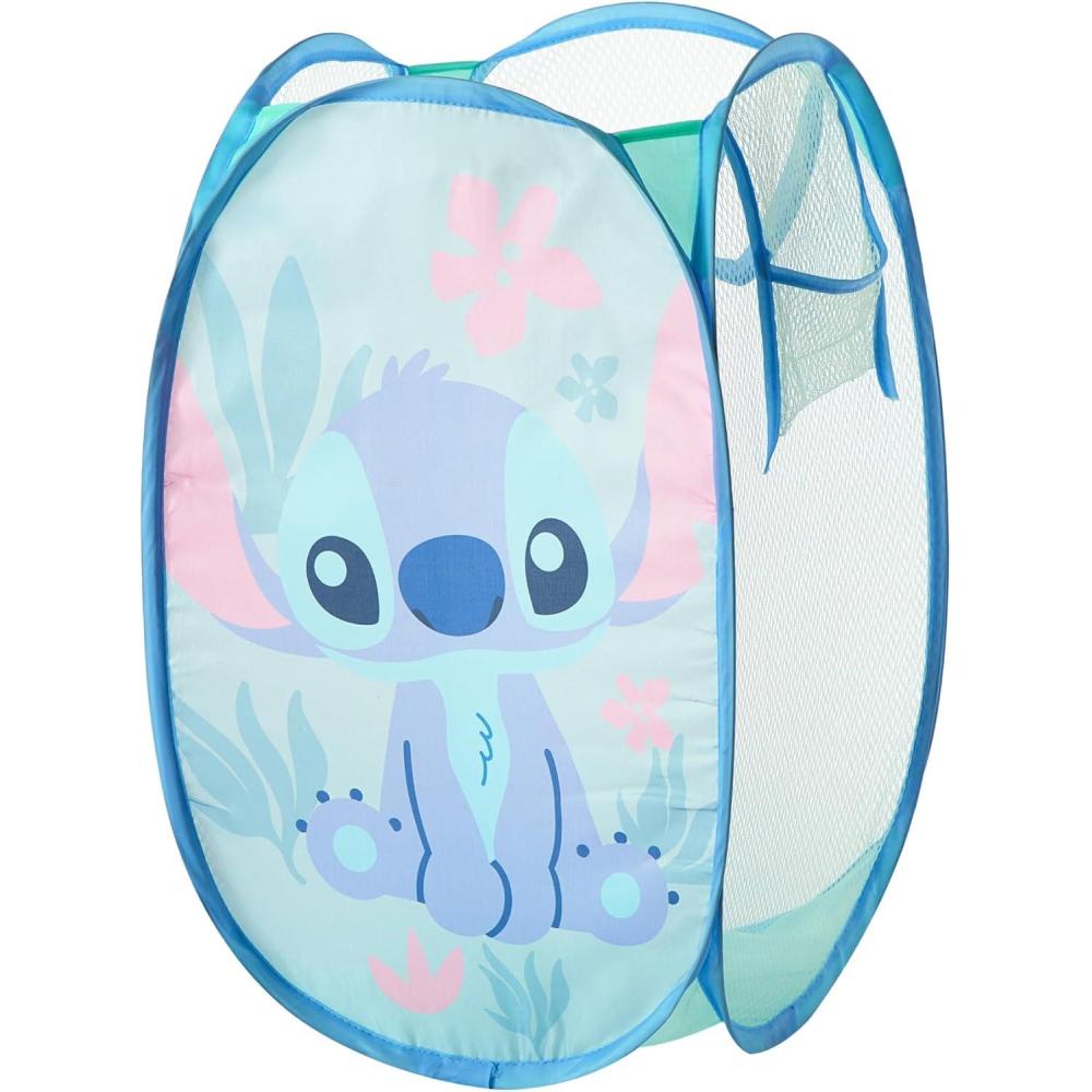 imageBluey PopUp Hamper with Carry Handles 21quot x 135quot Bluey and Bingo Design Lightweight ampamp Collapsible Laundry Basket for Kids Bedroom Bathroom or PlayroomStitch