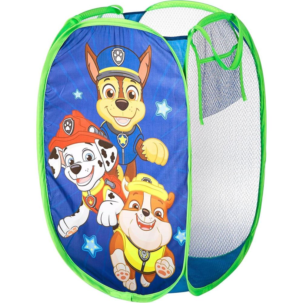imageBluey PopUp Hamper with Carry Handles 21quot x 135quot Bluey and Bingo Design Lightweight ampamp Collapsible Laundry Basket for Kids Bedroom Bathroom or PlayroomPaw Patrol Chase Rubble Marshall