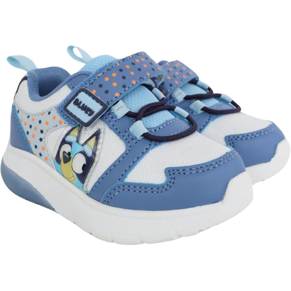 imageBluey Toddler and Bingo Light Up Sneakers UnisexWhiteBlue