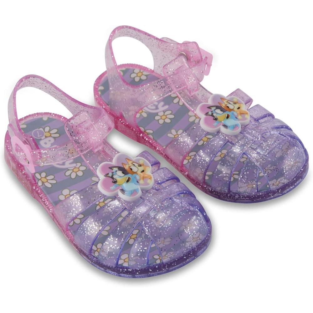 imageBluey ampamp Bingo Girls Jelly Sandal Jelly Sandals For Girls Featuring Bandit Chilli ampamp Bingo ShoesPink