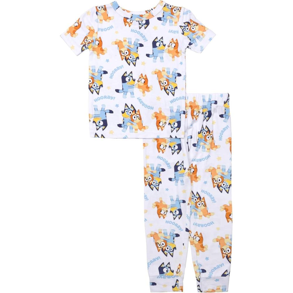 imageBluey boys 2piece Snugfit Viscose Pajama Set Soft ampamp Cute for KidsRoad Trip