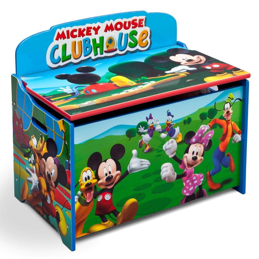 imageDelta Children Bluey Deluxe Toy BoxDisney Mickey Mouse