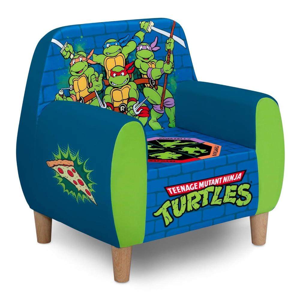 imageDelta Children Bluey Foam Chair BlueTeenage Mutant Ninja Turtles
