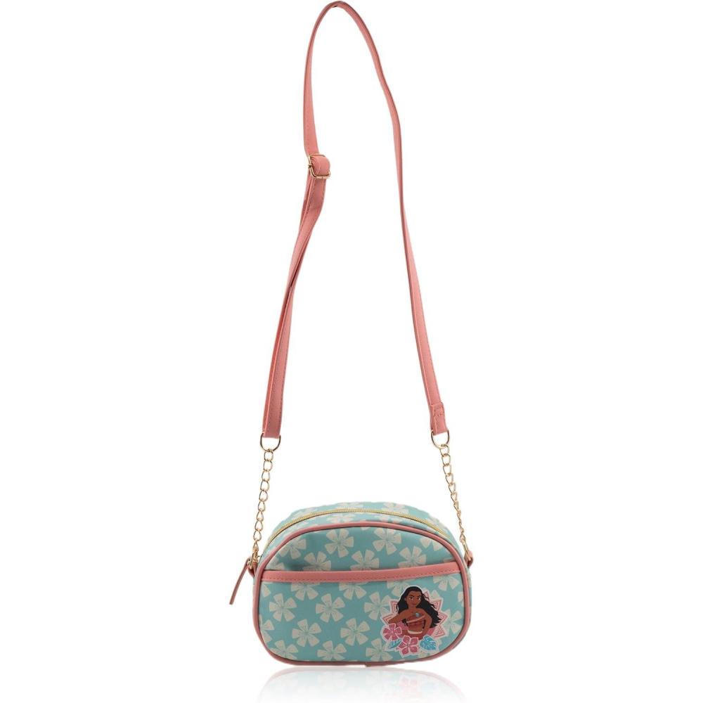 imageDisney Sanrio Bluey Purse Crossbody Handbag for Women Metallic Vinyl Womens Shoulder HandbagMoana