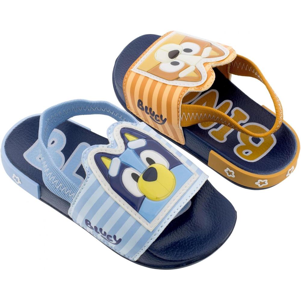 imageGround Up Bluey and Bingo Toddler Mismatch Flip Flop SlidesMulticolor