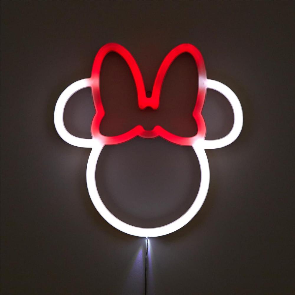 imageIdea Nuova Bluey Neon Figural LED Hanging Wall ArtBedroomKids Room Wall Dcor55quotx8quotMinnie Mouse