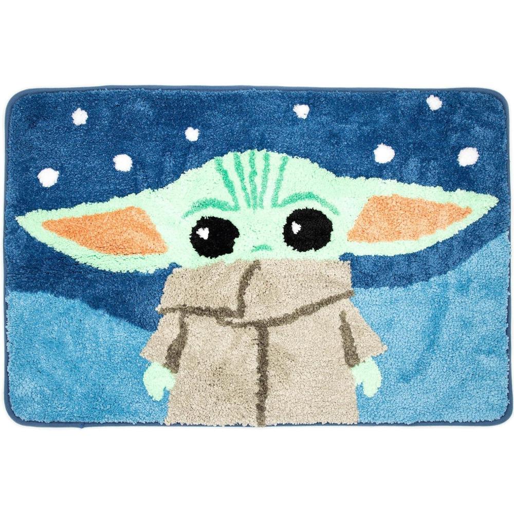 imageJay Franco Bluey Kids Bath Rug Soft NonSlip Machine Washable Blue Bathroom Mat 20 x 30Blue Mandalorian