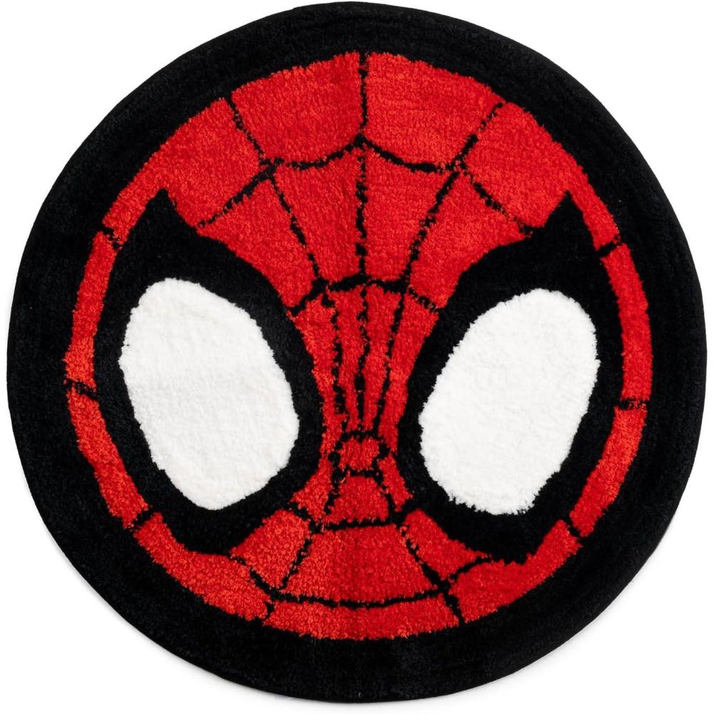 imageJay Franco Bluey Kids Bath Rug Soft NonSlip Machine Washable Blue Bathroom Mat 20 x 30Red Spidey and Friends