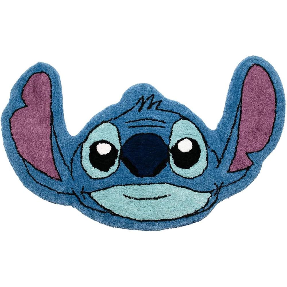 imageJay Franco Bluey Plush Blue Fluffy Accent Rug 3 x 3 ft Area Rug for Kids Bedroom or Living Room DecorBlue Stitch