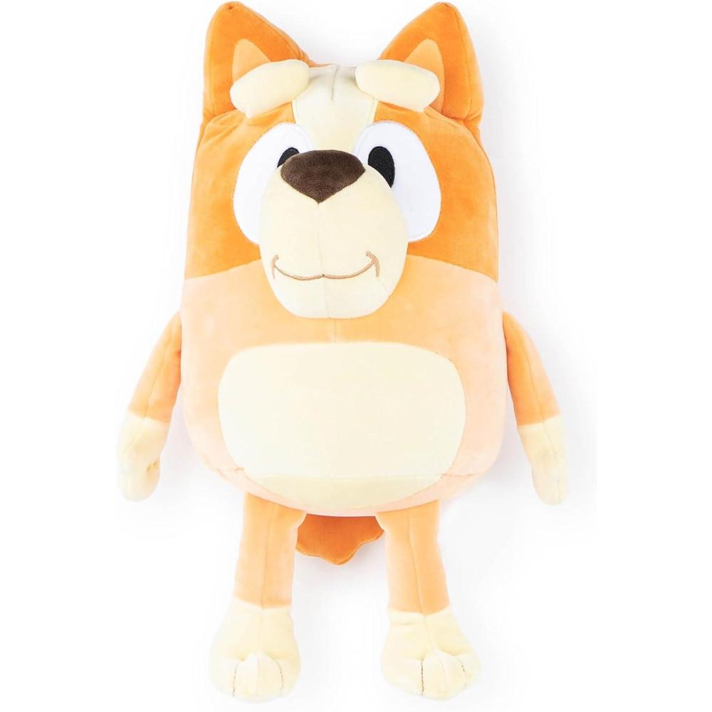 imageJay Franco Bluey Plush Pillow Buddy Super Stuffed Soft Character Pillow Polyester Microfiber 19 InchesOrange Bingo