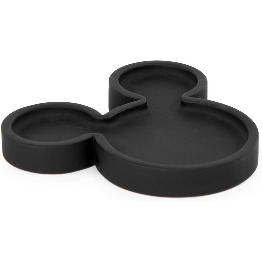 imageJay Franco Bluey Soap Dish Blue Resin Sponge HolderBar Soap Holder Kids Bathroom TrayBlack Mickey Mouse