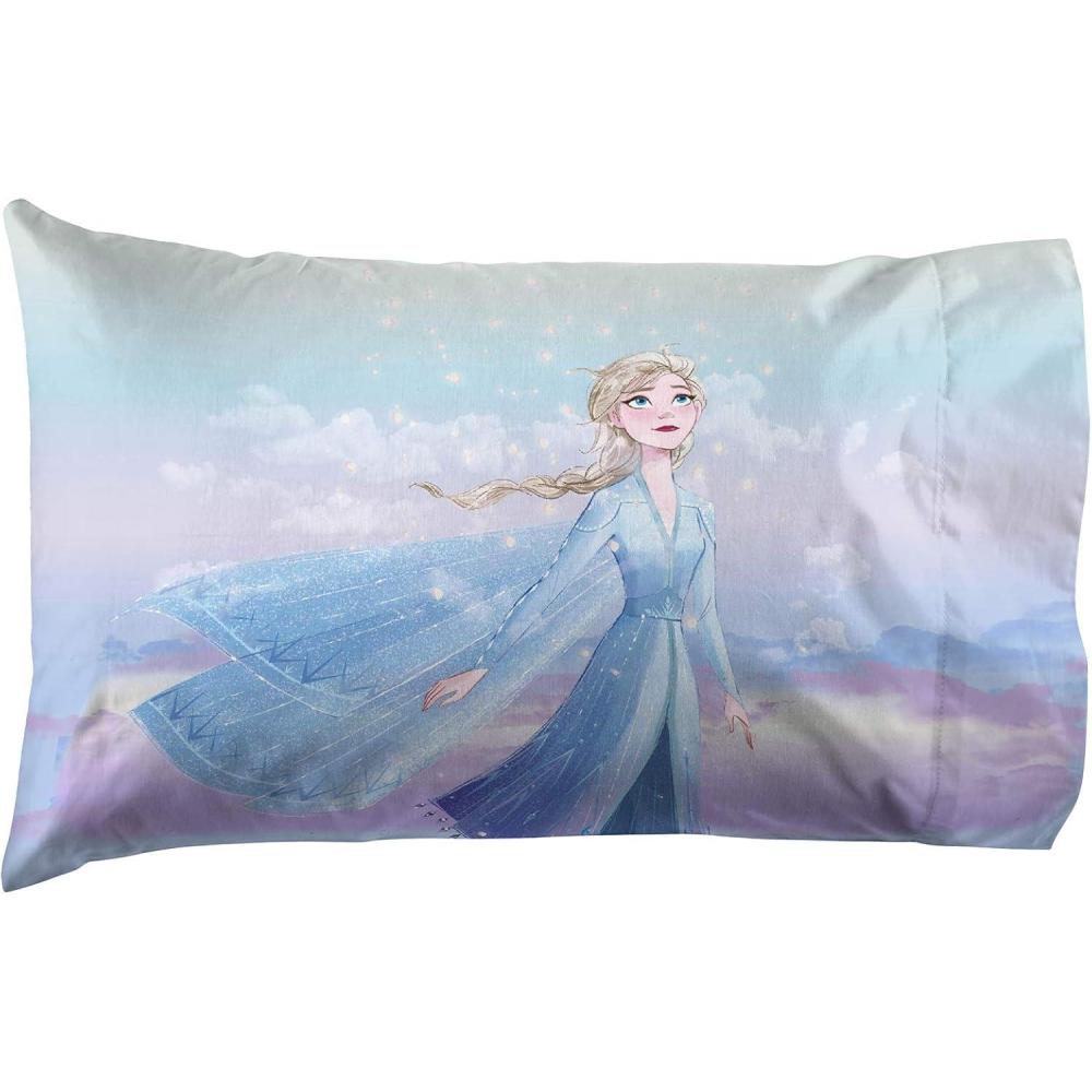 imageJay Franco Bluey ampamp Bingo 1 Single Reversible Pillowcase DoubleSided Kids Super Soft Bedding Official Bluey ProductMulti Frozen