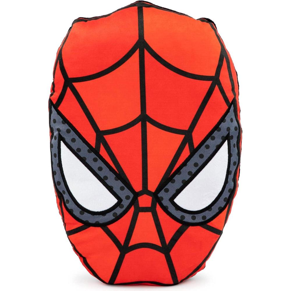 imageJay Franco Polyester Bluey Shaped Decorative Pillow Kids Super Soft Throw Plush Pillow Measures 17 Inches Official Bluey ProductRed Avengers