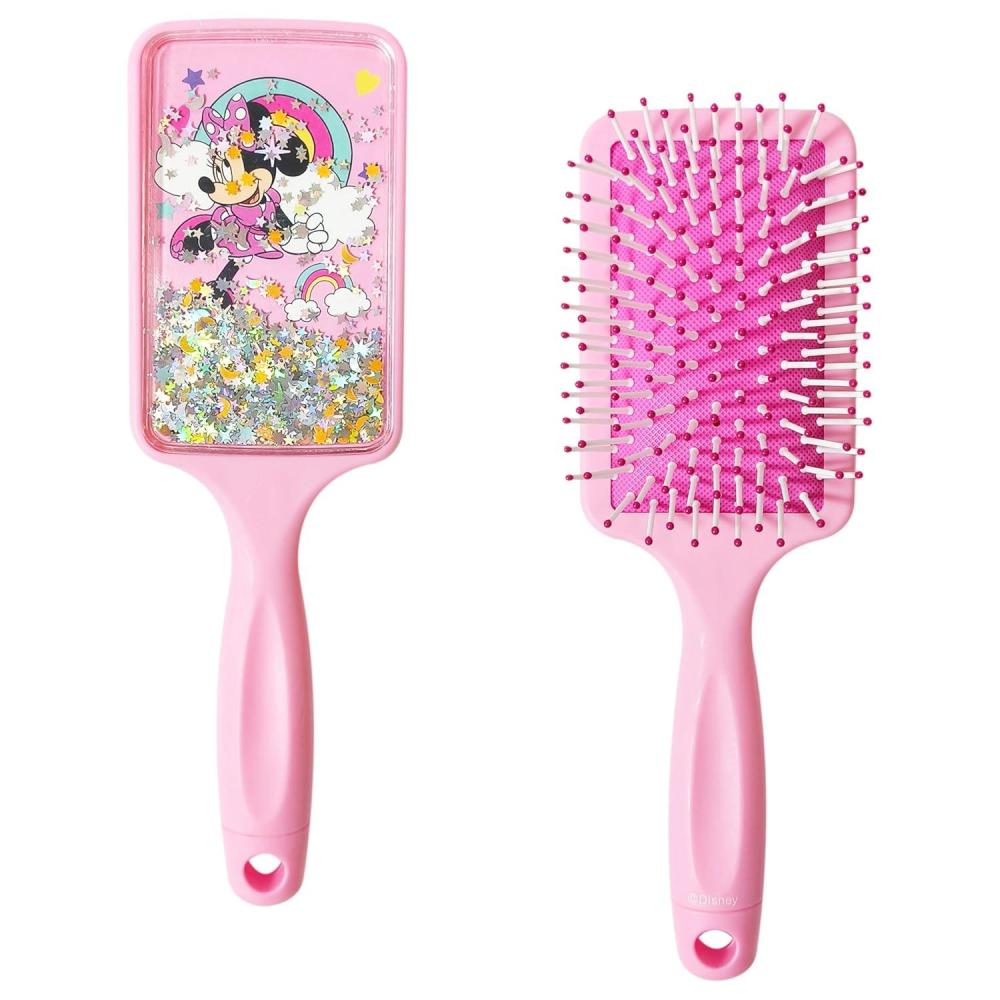 imageLUV HER Licenced Bluey Kids Detangling Confetti Hair Brush  Fun Design with Bluey ampamp Bingo  Gentle on Wet ampamp Dry Hair  Ideal for Kids Ages 3  Makes Hair Care Enjoyable and SimpleMinnie Pink