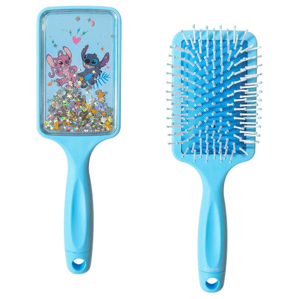 imageLUV HER Licenced Bluey Kids Detangling Confetti Hair Brush  Fun Design with Bluey ampamp Bingo  Gentle on Wet ampamp Dry Hair  Ideal for Kids Ages 3  Makes Hair Care Enjoyable and SimpleLilo  Stitch Blue