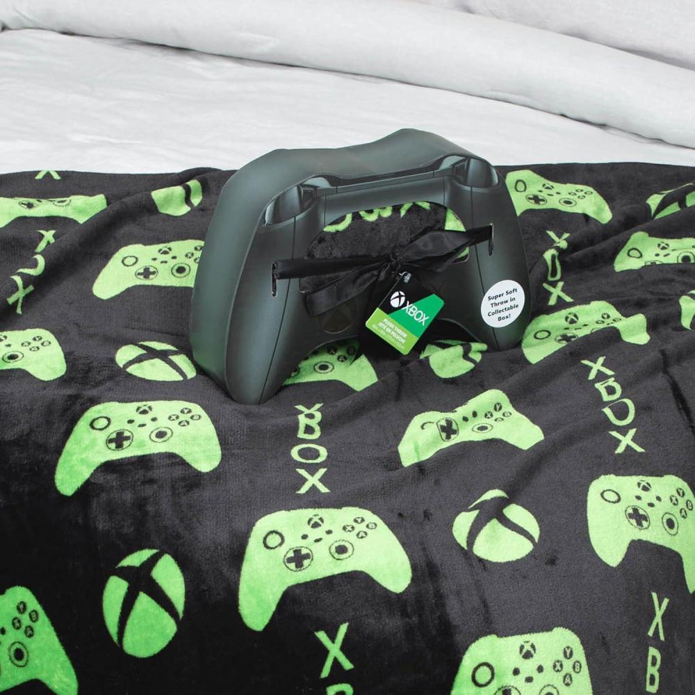 imageMonster Jam Throw Blanket with Gift Box  Throw Measures 46 x 60 Inches  Super Soft Special EditionBlack  Xbox