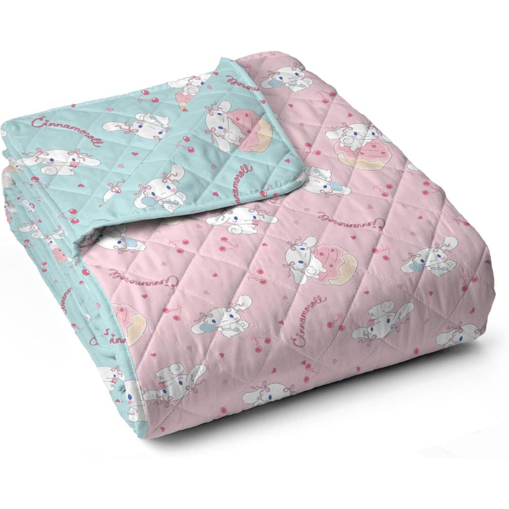 imageNorthwest Bluey Balloon Celebration Quilted Throw Blanket Official Cartoon Throw Blanket Featuring Bluey for Adults Boys Girls Bed Couch or Playroom 60 x 80 InchesCherry Cupcake