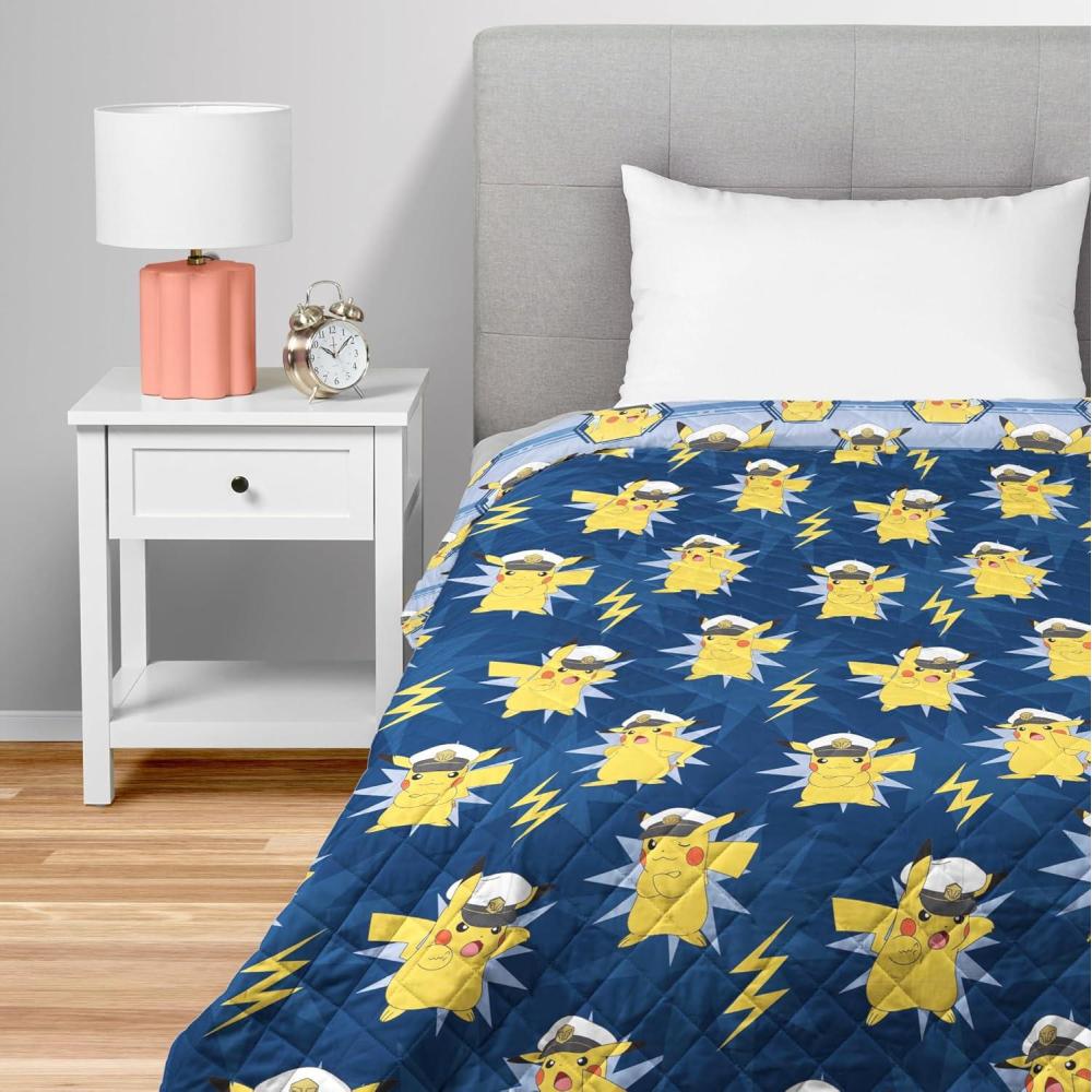 imageNorthwest Bluey Balloon Celebration Quilted Throw Blanket Official Cartoon Throw Blanket Featuring Bluey for Adults Boys Girls Bed Couch or Playroom 60 x 80 InchesElectric Captain
