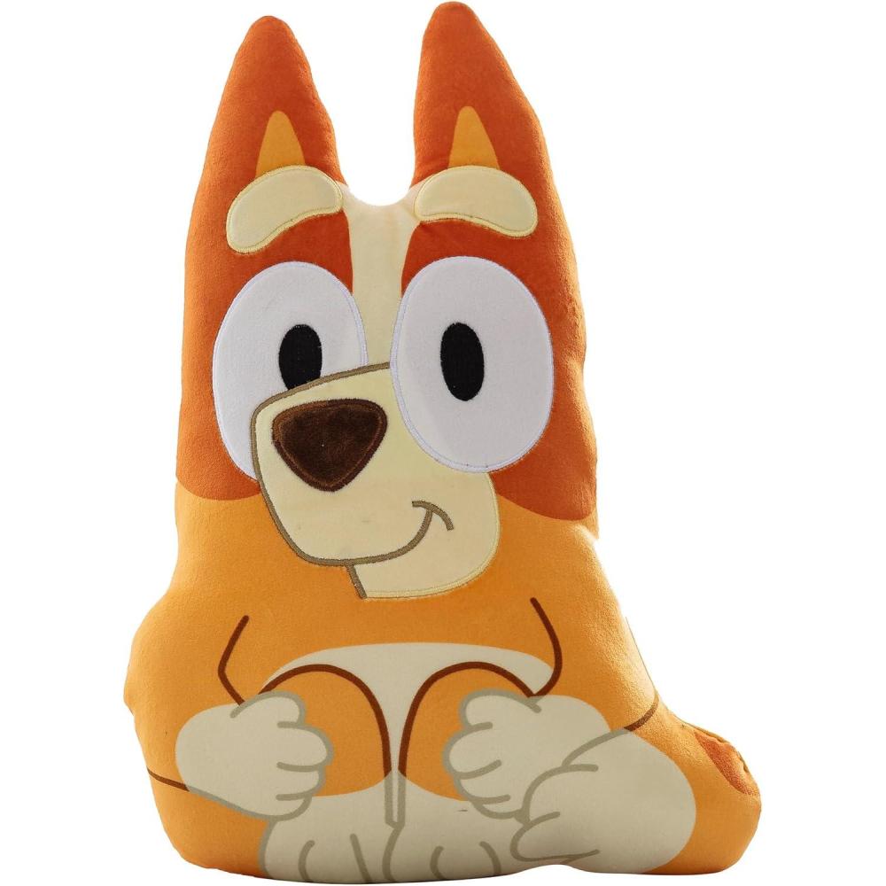 imageNorthwest Bluey Happy Bingo Cloud Pillow 12quot Plush Kids Stuffed Toy Cartoon Character Bedroom Decor Gift for Girls ampamp BoysHappy Bingo