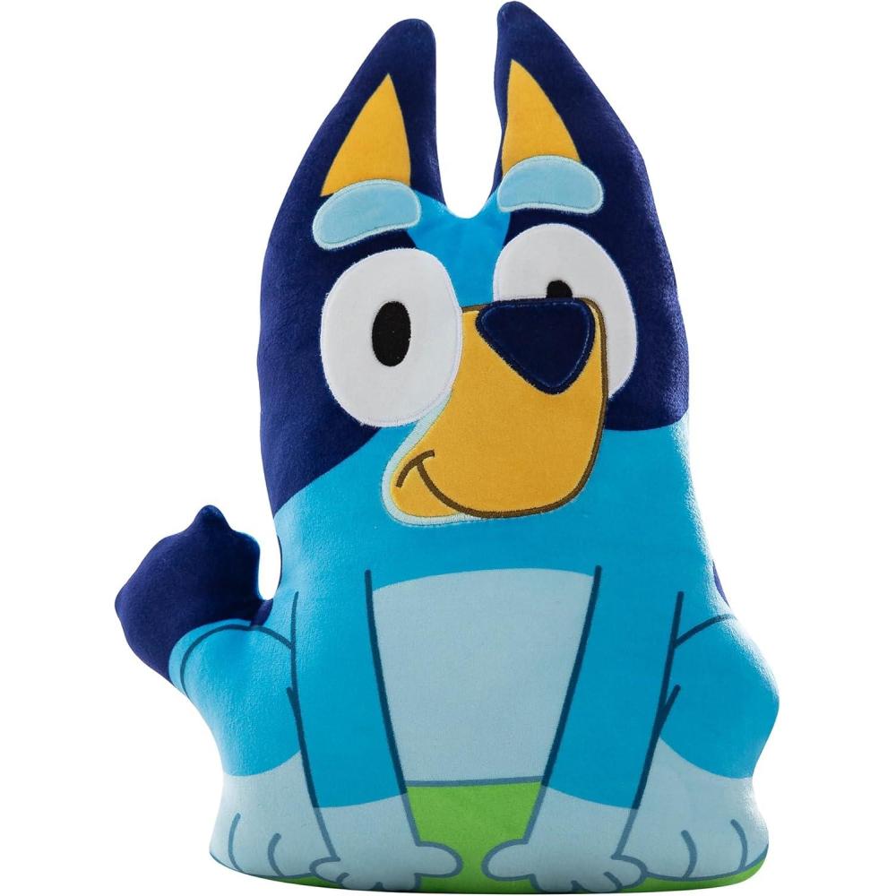 imageNorthwest Bluey Happy Bingo Cloud Pillow 12quot Plush Kids Stuffed Toy Cartoon Character Bedroom Decor Gift for Girls ampamp BoysHappy Bluey