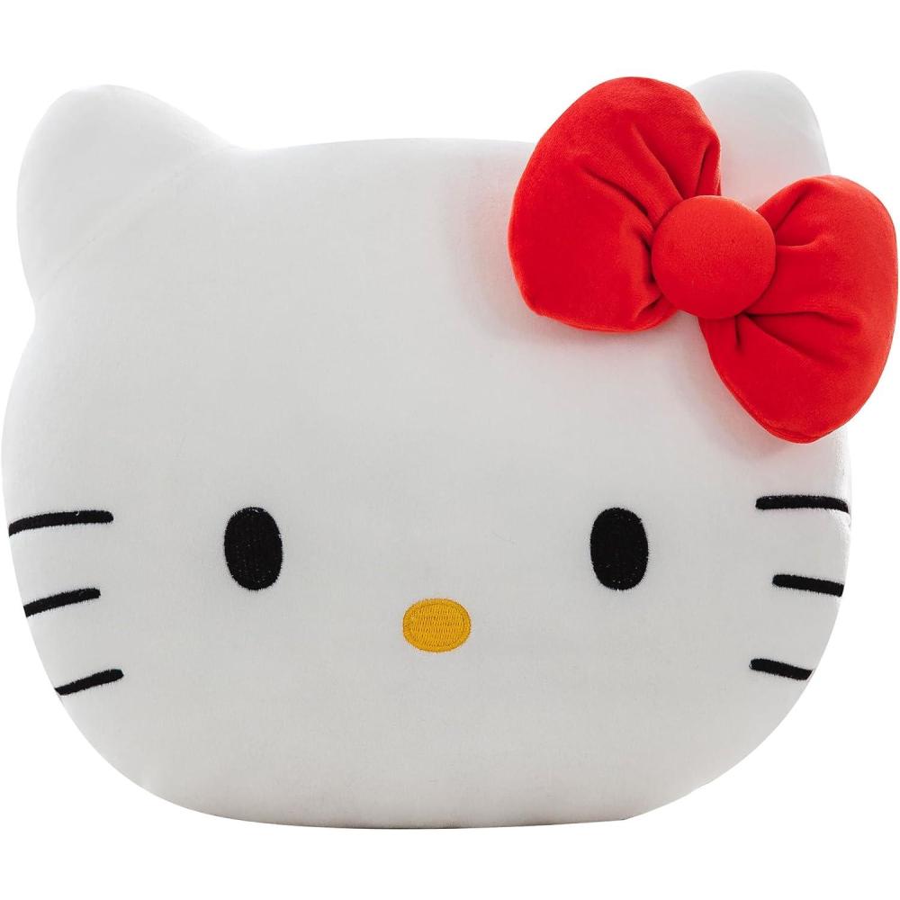 imageNorthwest Bluey Happy Bingo Cloud Pillow 12quot Plush Kids Stuffed Toy Cartoon Character Bedroom Decor Gift for Girls ampamp BoysHello Kitty