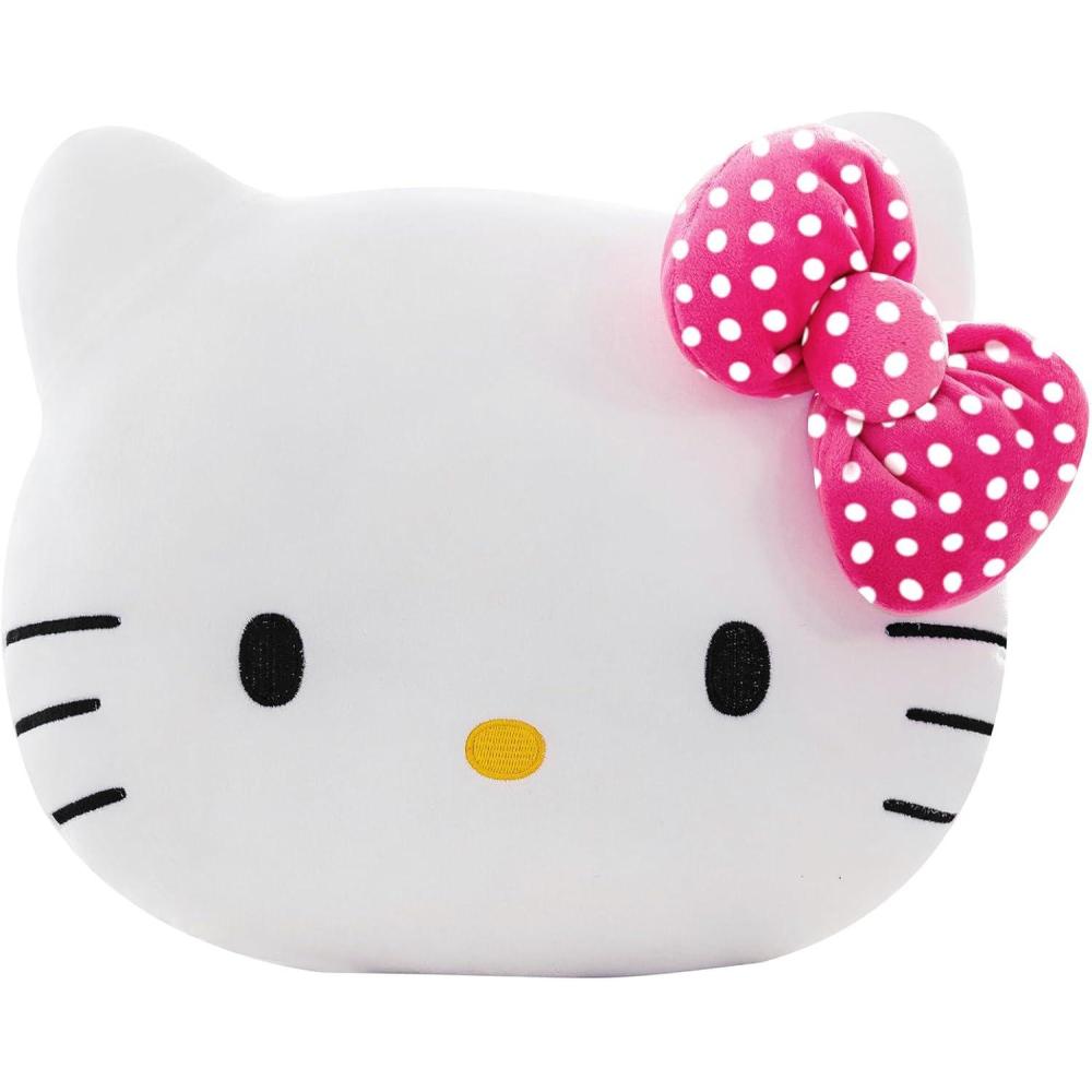 imageNorthwest Bluey Happy Bingo Cloud Pillow 12quot Plush Kids Stuffed Toy Cartoon Character Bedroom Decor Gift for Girls ampamp BoysHello Kitty Polka Dot