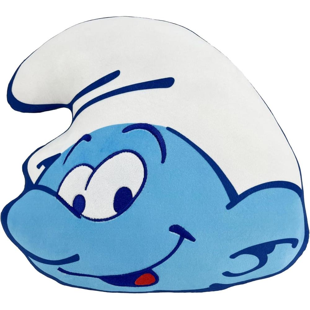 imageNorthwest Bluey Happy Bingo Cloud Pillow 12quot Plush Kids Stuffed Toy Cartoon Character Bedroom Decor Gift for Girls ampamp BoysLittle Smurf Guy