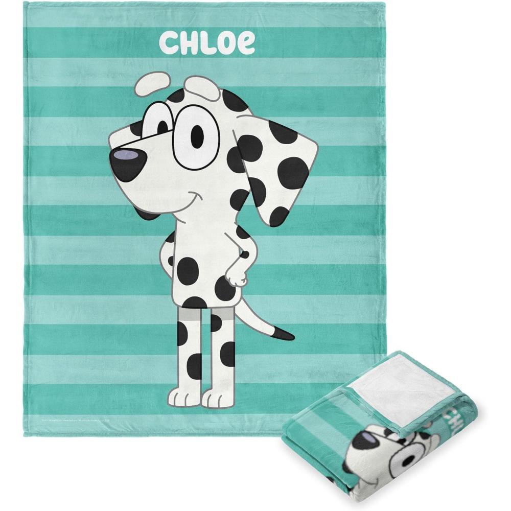 imageNorthwest Bluey Silk Touch Throw Blanket 50quot x 60quot Roll Call BanditRoll Call Chloe