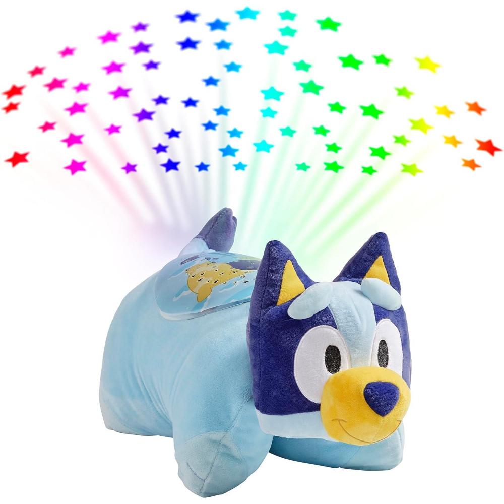 imagePillow Pets 16 inch Bluey Sleep Time Light Stuffed Animal Plush Toy Gifts for Kids