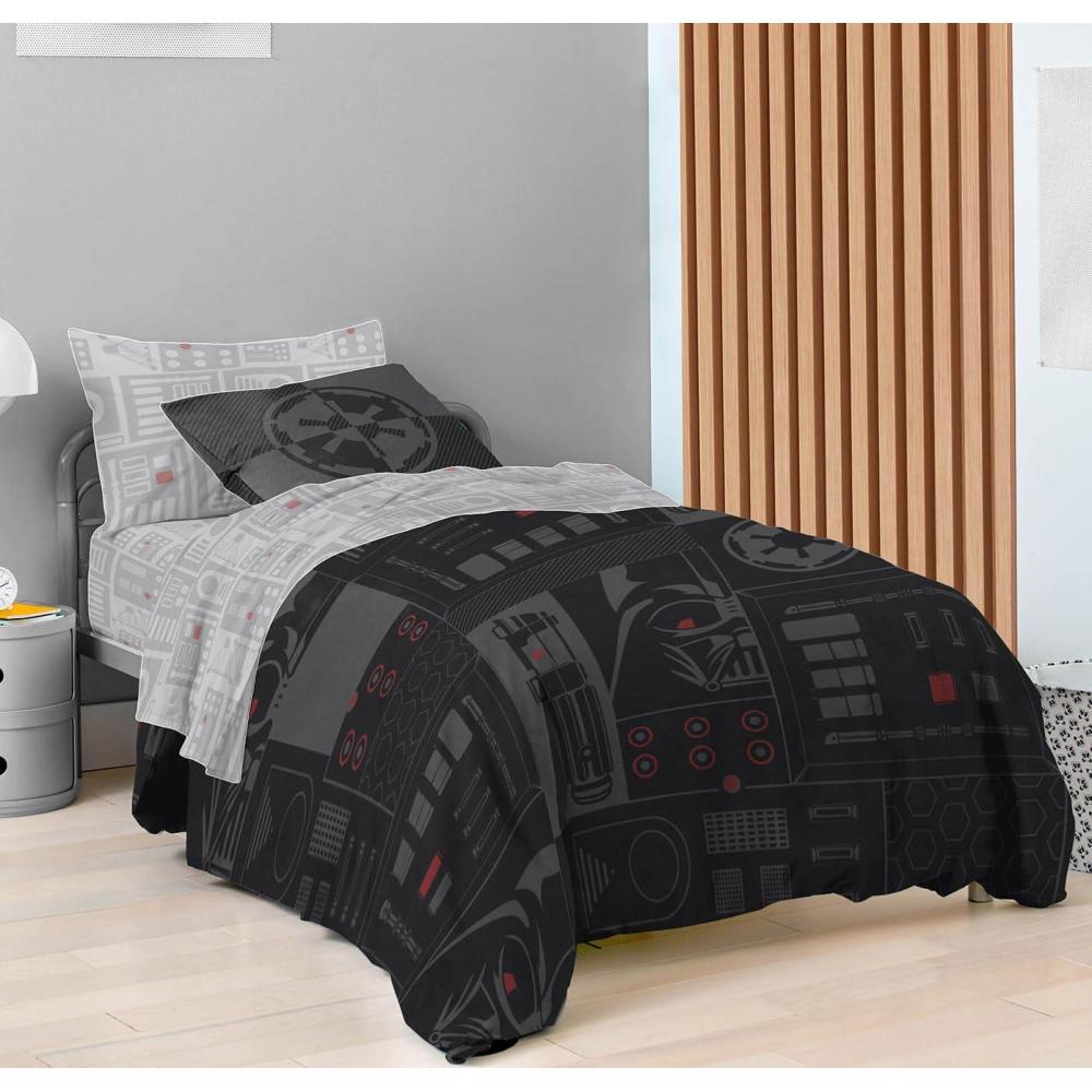 imageSaturday Park Bluey and Bingo Rainbow Clouds Twin Bed Set 5 Piece 100 Organic Cotton Bedding with Duvet Cover and Sheets GOTS ampamp OekoTEX CertifiedBlack Star Wars