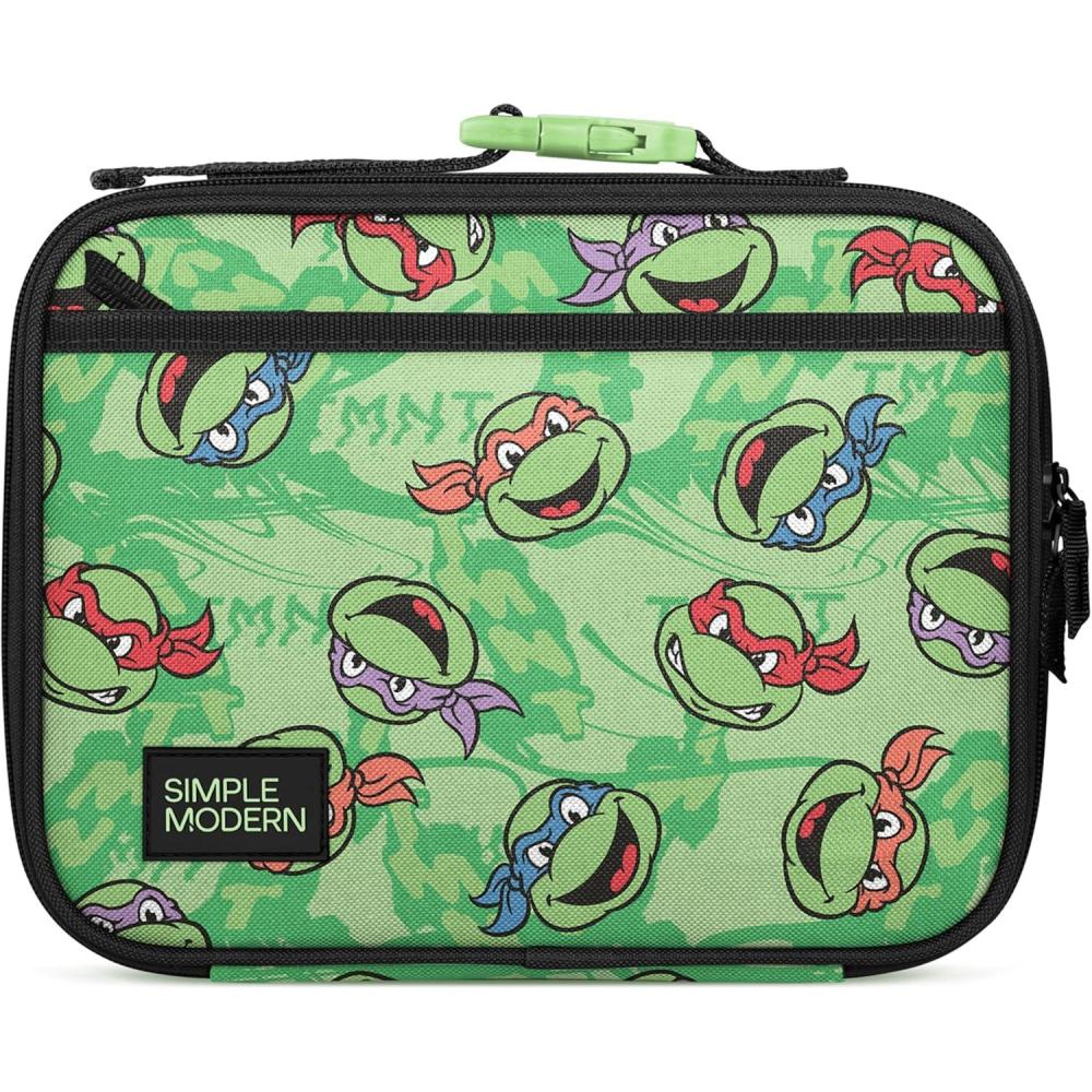 imageSimple Modern Bluey Kids Lunch Box for Toddler Reusable Insulated Bag for Girls Meal Containers for School with Exterior and Interior Pockets Hadley Collection Bluey SkyTMNT Mutant Ooze