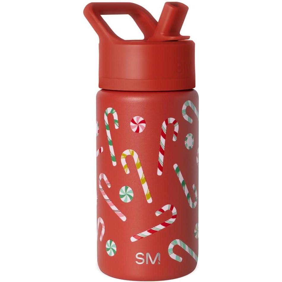 imageSimple Modern Holiday Bluey 40 oz Trek Tumbler with Handle and Straw Lid Cup Holder Friendly Insulated Stainless Steel Travel Mug Bluey Christmas MorningCandy Cane Salad