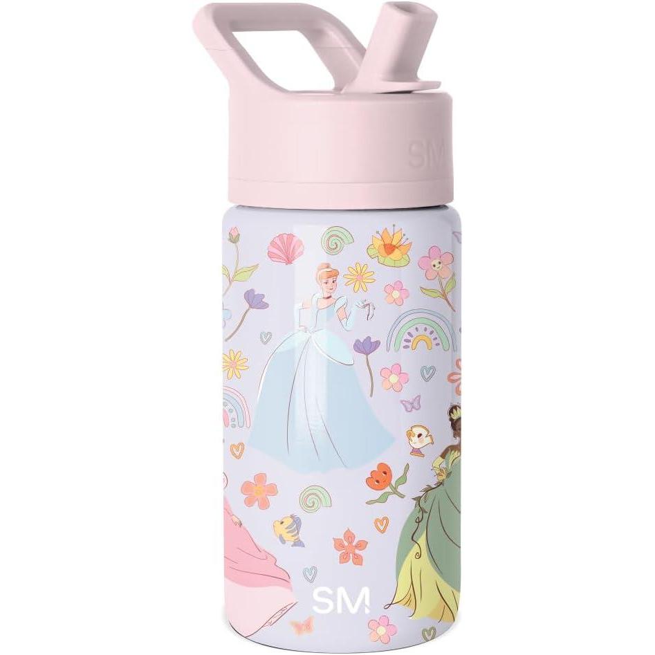imageSimple Modern Kids Summit Water Bottle with Straw Lid Bluey 14oz Stainless Steel Cup Insulated Tumbler for Toddlers School Bluey CheckmateDisneyPrincess Tapestry