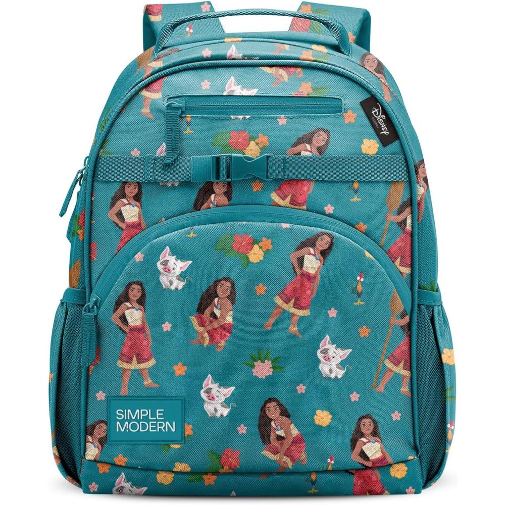 imageSimple Modern Medium Bluey Toddler Backpack for School Girls and Boys Kindergarten Elementary Kids Backpack Fletcher Collection Kids 15quot tall Bluey SkyDisney Moana Oceana