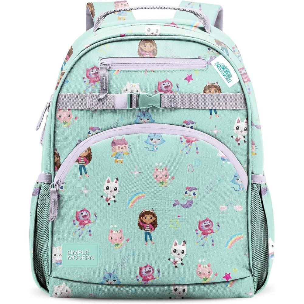imageSimple Modern Medium Bluey Toddler Backpack for School Girls and Boys Kindergarten Elementary Kids Backpack Fletcher Collection Kids 15quot tall Bluey SkyGabbys Dollhouse Gabbys Friends
