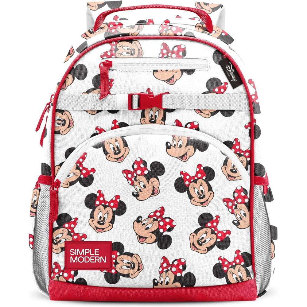 imageSimple Modern Medium Bluey Toddler Backpack for School Girls and Boys Kindergarten Elementary Kids Backpack Fletcher Collection Kids 15quot tall Bluey SkyDisney Minnie Mouse Fun