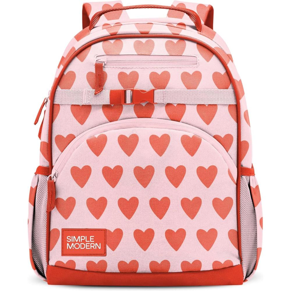 imageSimple Modern Medium Bluey Toddler Backpack for School Girls and Boys Kindergarten Elementary Kids Backpack Fletcher Collection Kids 15quot tall Bluey SkySweetheart